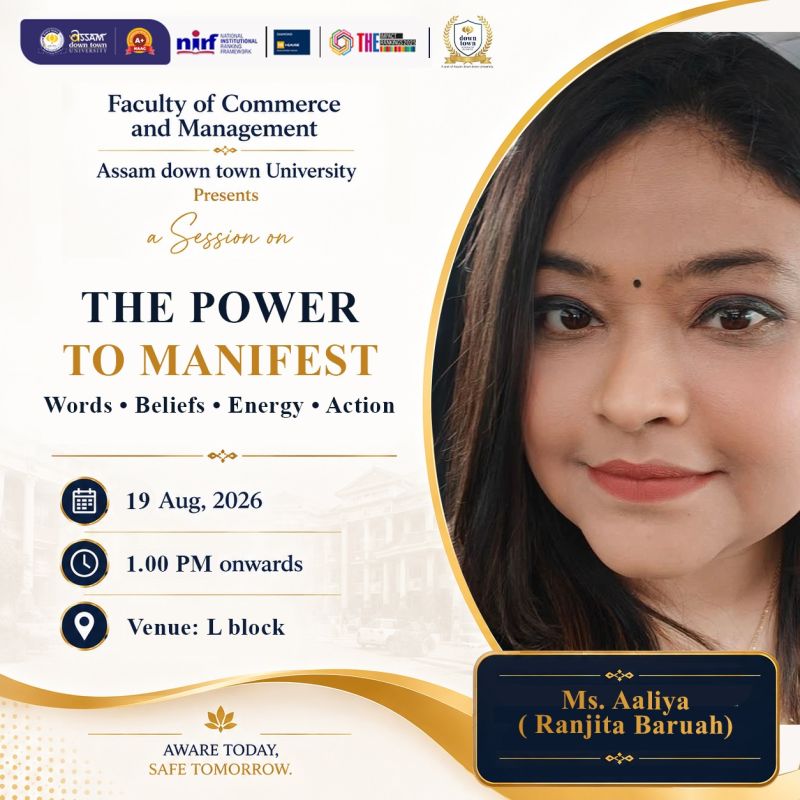 Upcoming Session on “The Power to Manifest” wi...