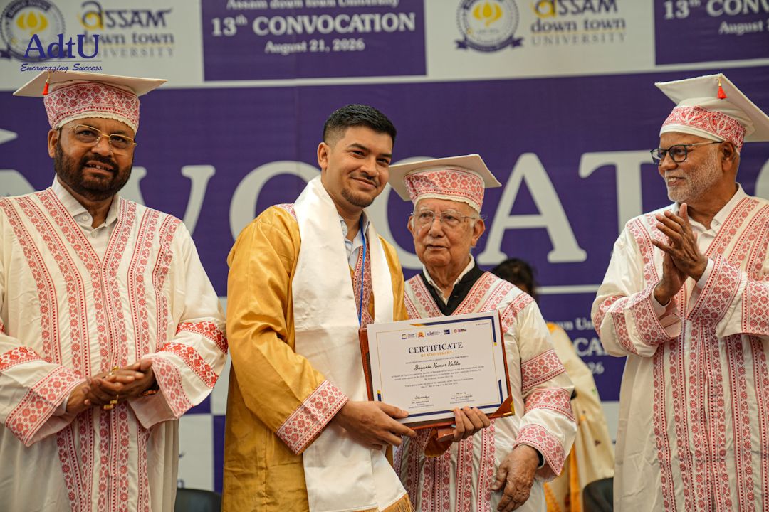 Juganta Kumar Kalita Honoured as Gold Medalist (PG...