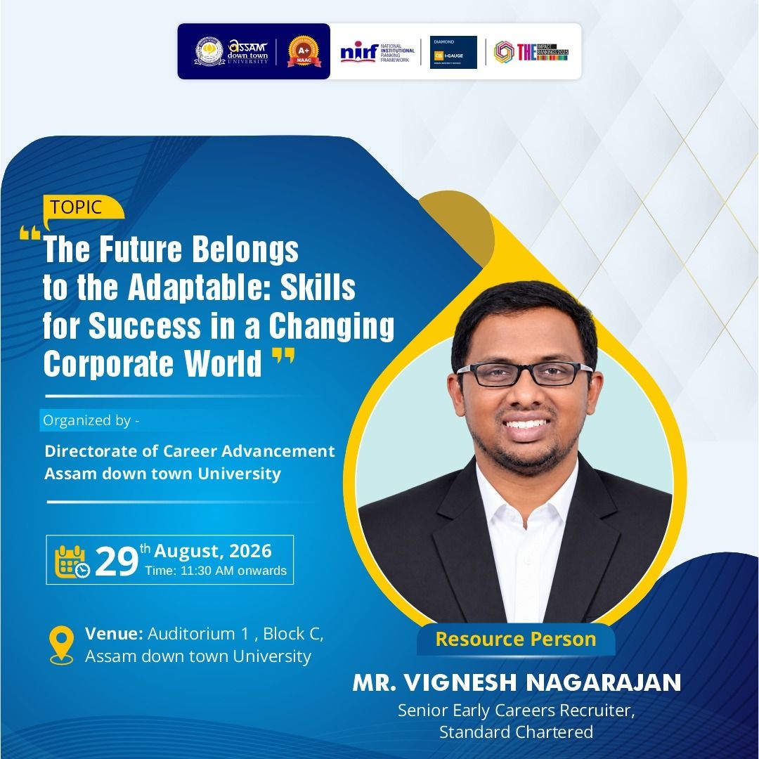AdtU Organises Insightful Session on Adaptability ...