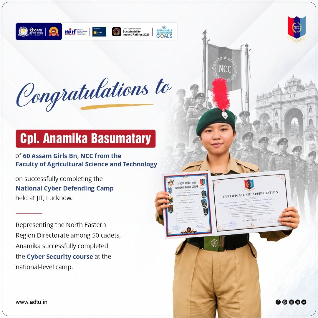 Cpl. Anamika Basumatary of 60 Assam Girls Bn, NCC ...