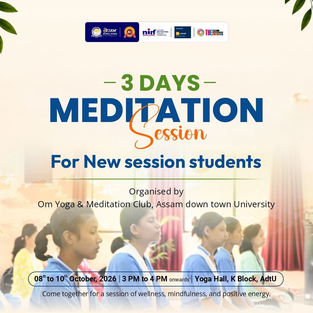 3 Days Meditation Session for New Session Students