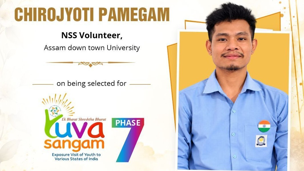 NSS Volunteer Chirojyoti Pamegam Selected for EBSB...