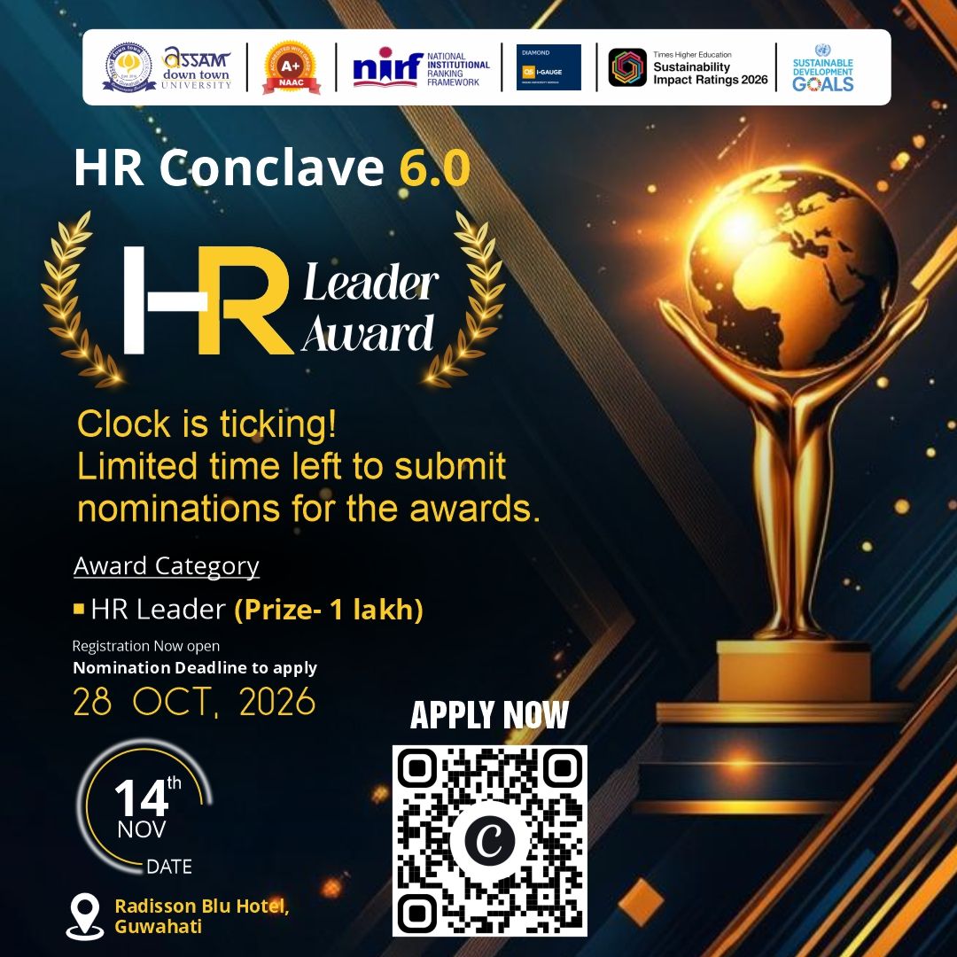 HR Leader Award 2026 with Rs.1 Lakh Prize, Nominat...